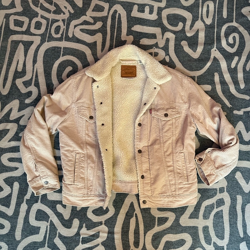 Levi's Cream Original Sherpa Trucker Jacket